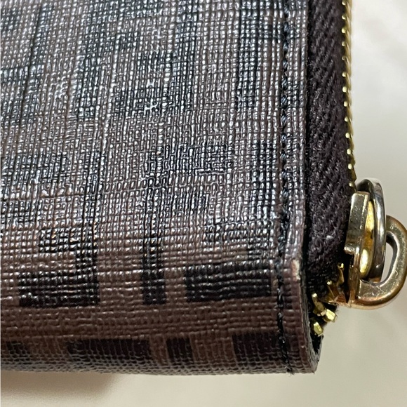 Fendi Brown Zucchino PVC Zippy Long Wallet 🤎 - Picture 7 of 16